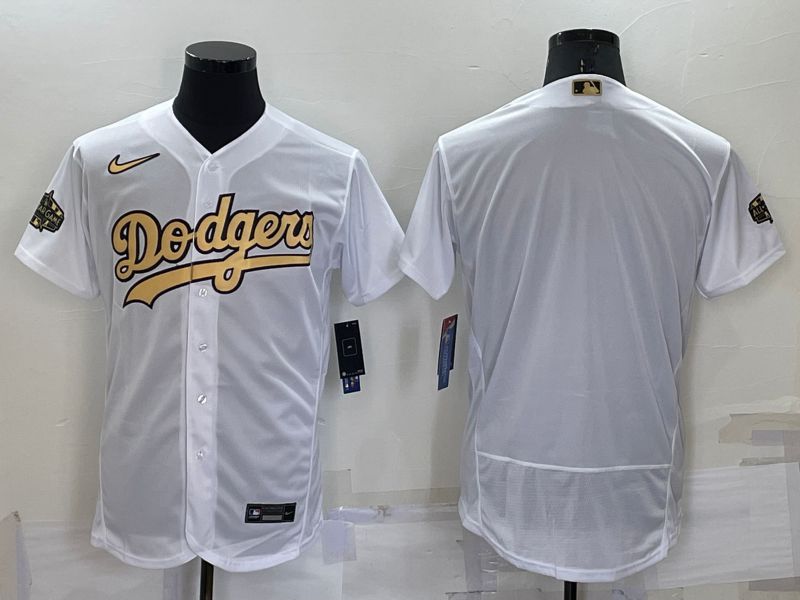 Men Los Angeles Dodgers Blank White 2022 All Star Elite Nike MLB Jerseys->los angeles dodgers->MLB Jersey